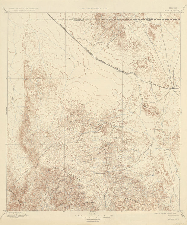 Marfa 1893, USGS