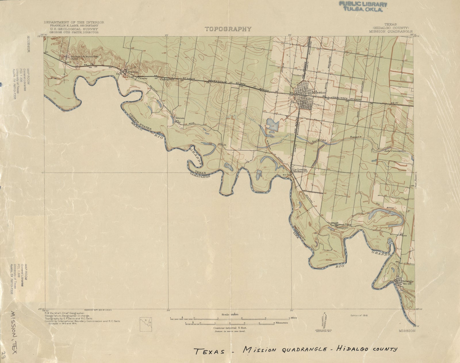 Mission 1914, USGS