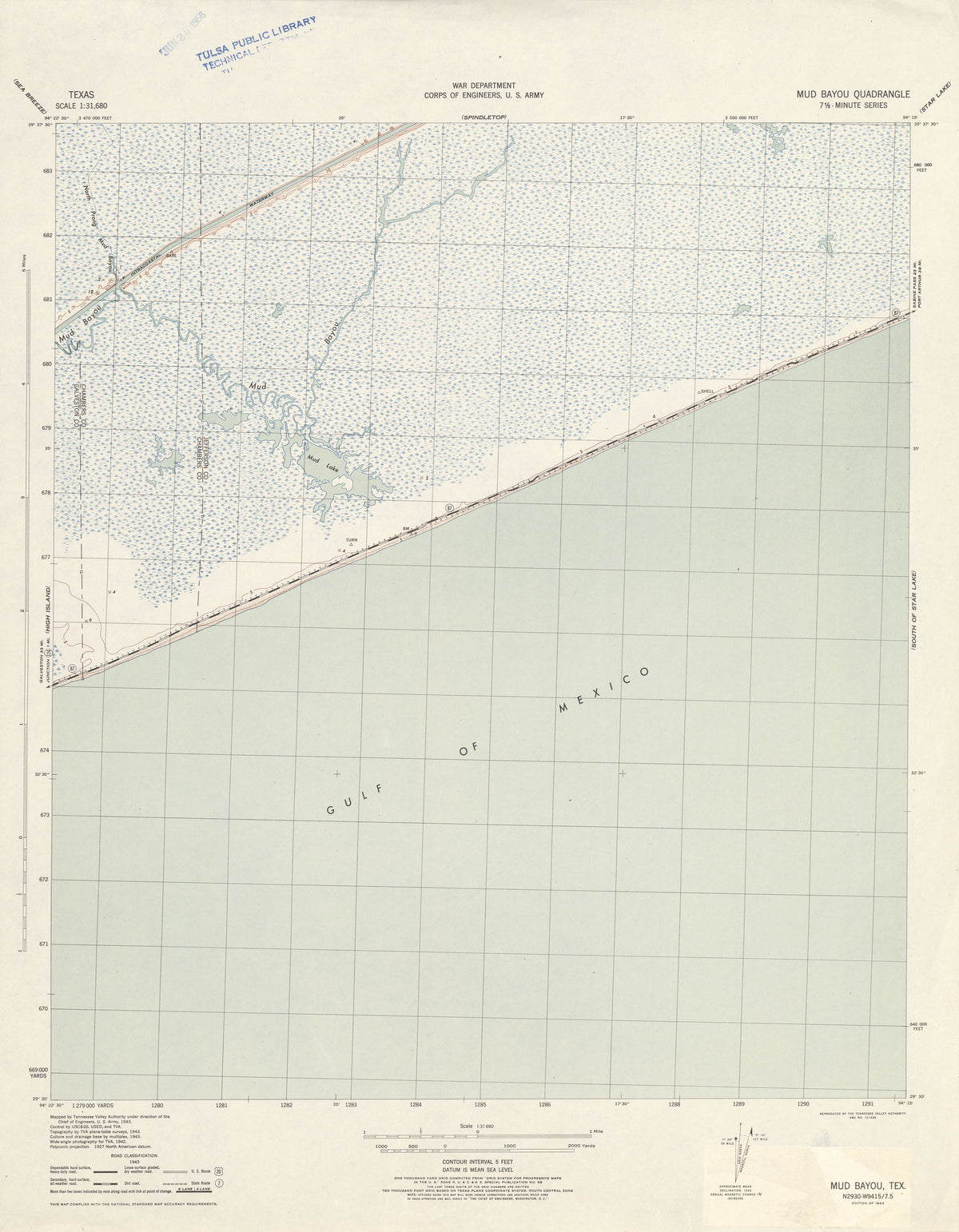 Mud Bayou 1943, US Army Corps of Engineers