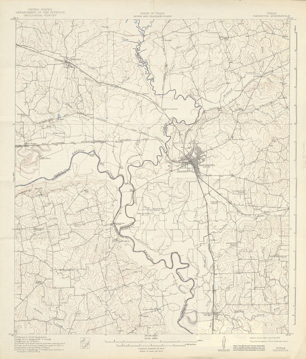 Navasota 1912, USGS