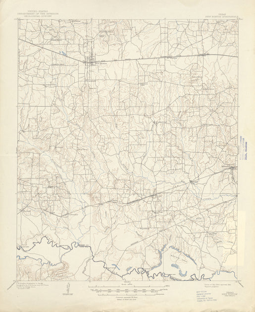 Cass County Texas Historical Topographic Maps Tagged "Texas