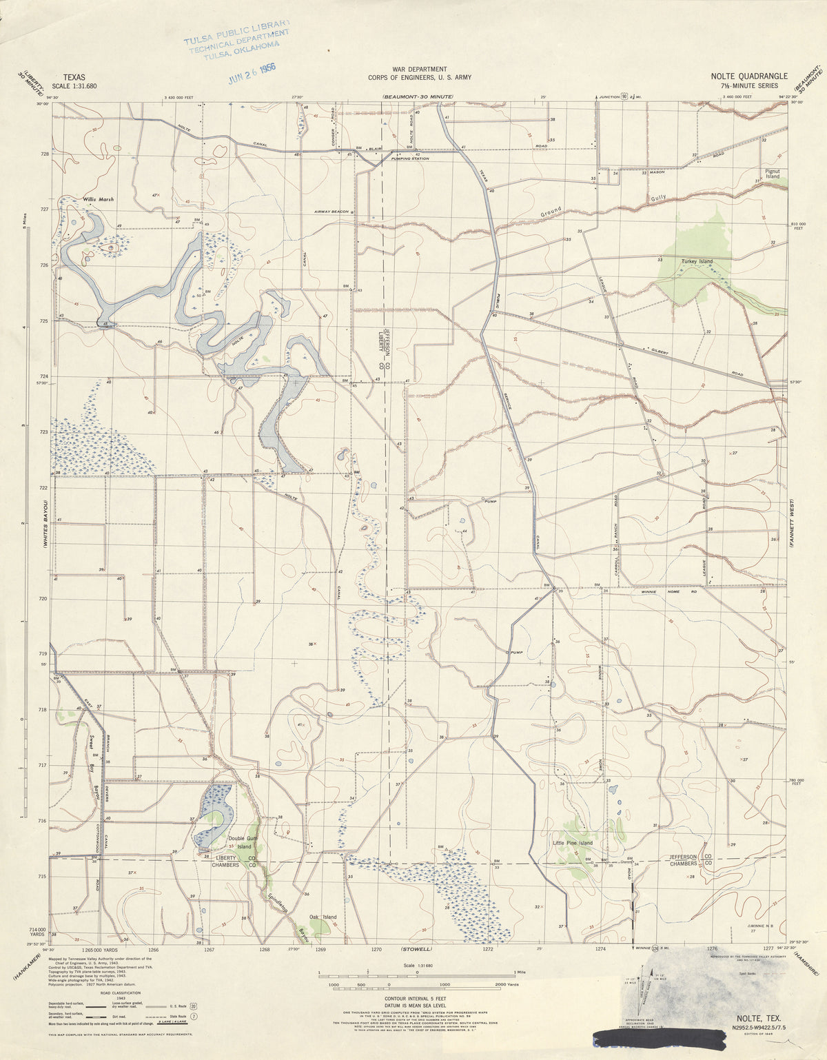 Nolte 1943, US Army Corps of Engineers