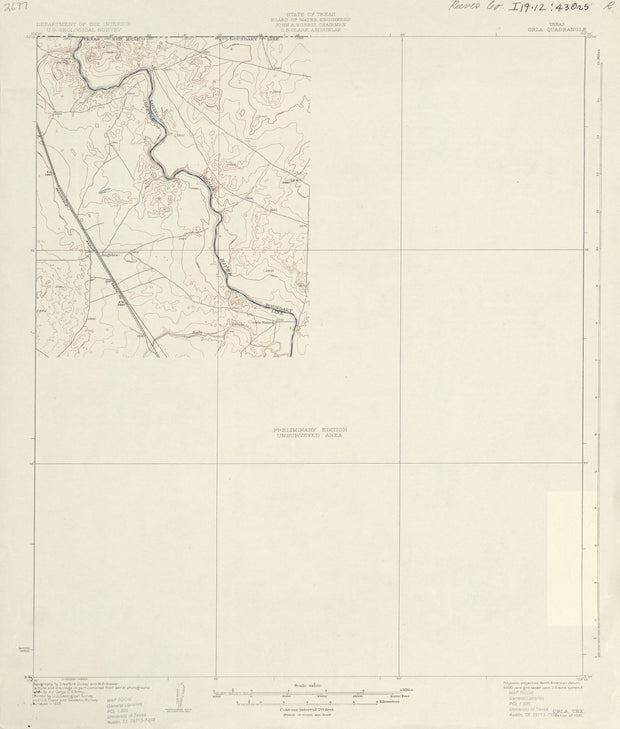 Orla 1925, USGS