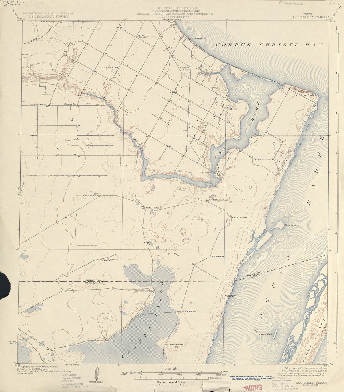 Oso Creek 1922, USGS