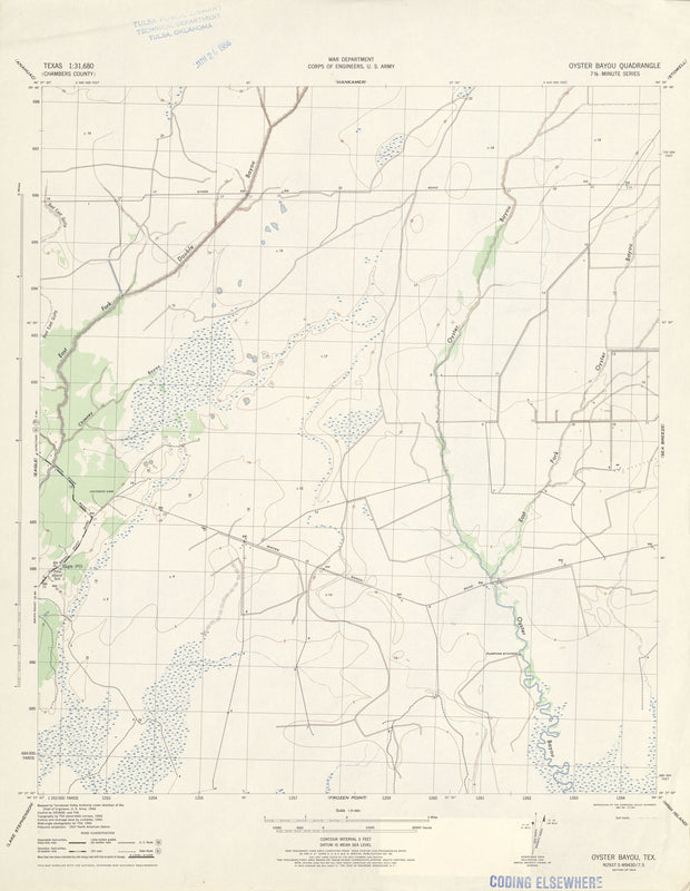 Oyster Bayou 1943, US Army Corps of Engineers