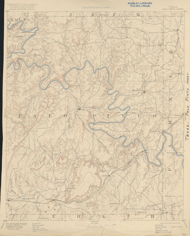 Palo Pinto 1889, USGS