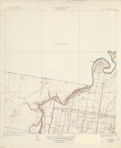 Paso Real 1929, USGS
