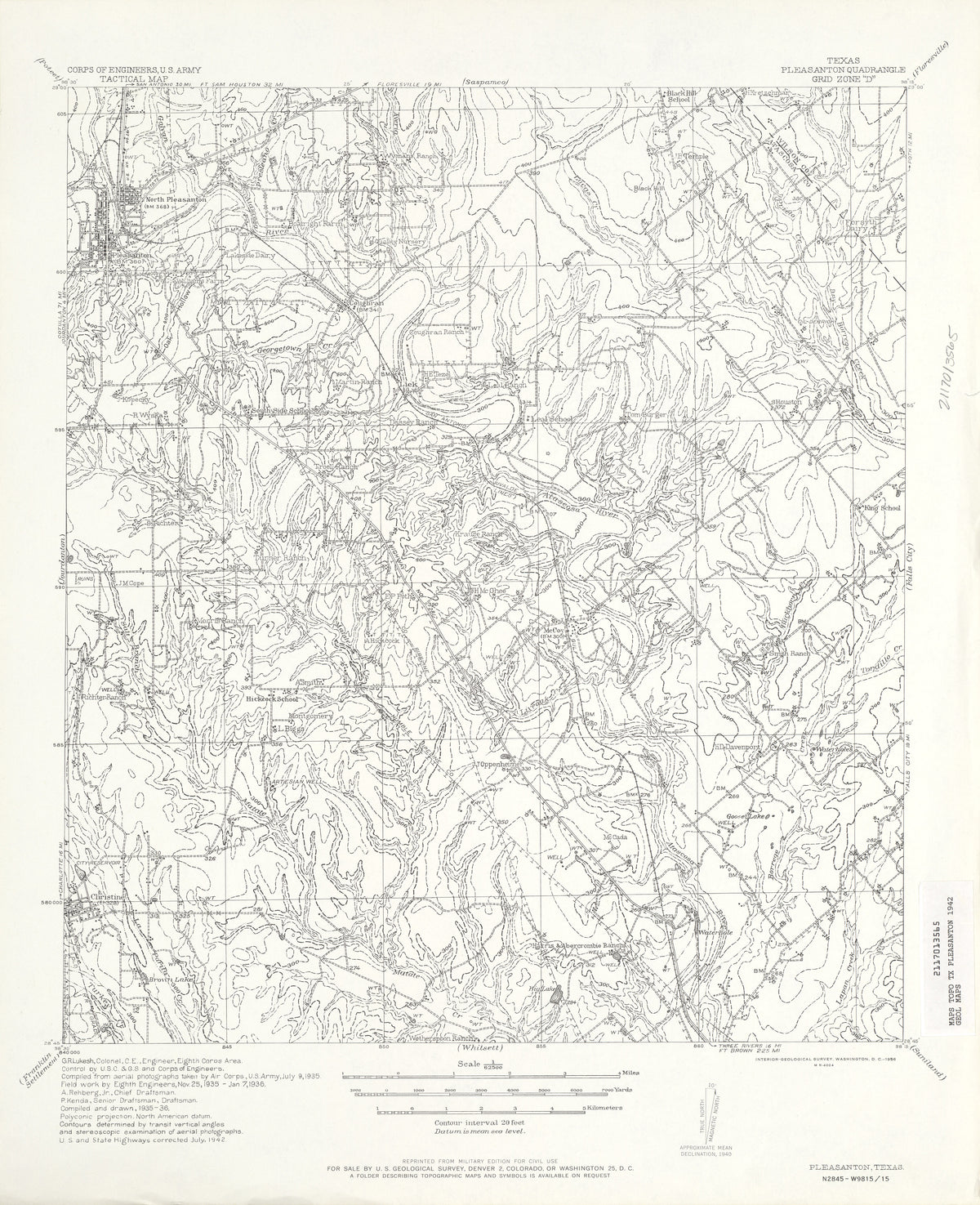 Pleasanton 1942, US Army Corps of Engineers
