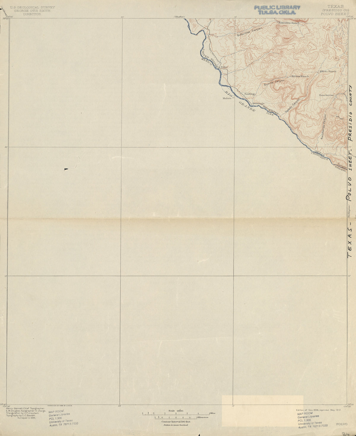 Polvo 1895, USGS