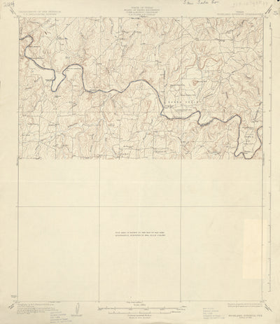 Richland Springs 1925, USGS