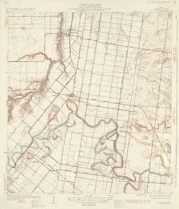Rio Hondo 1929, USGS