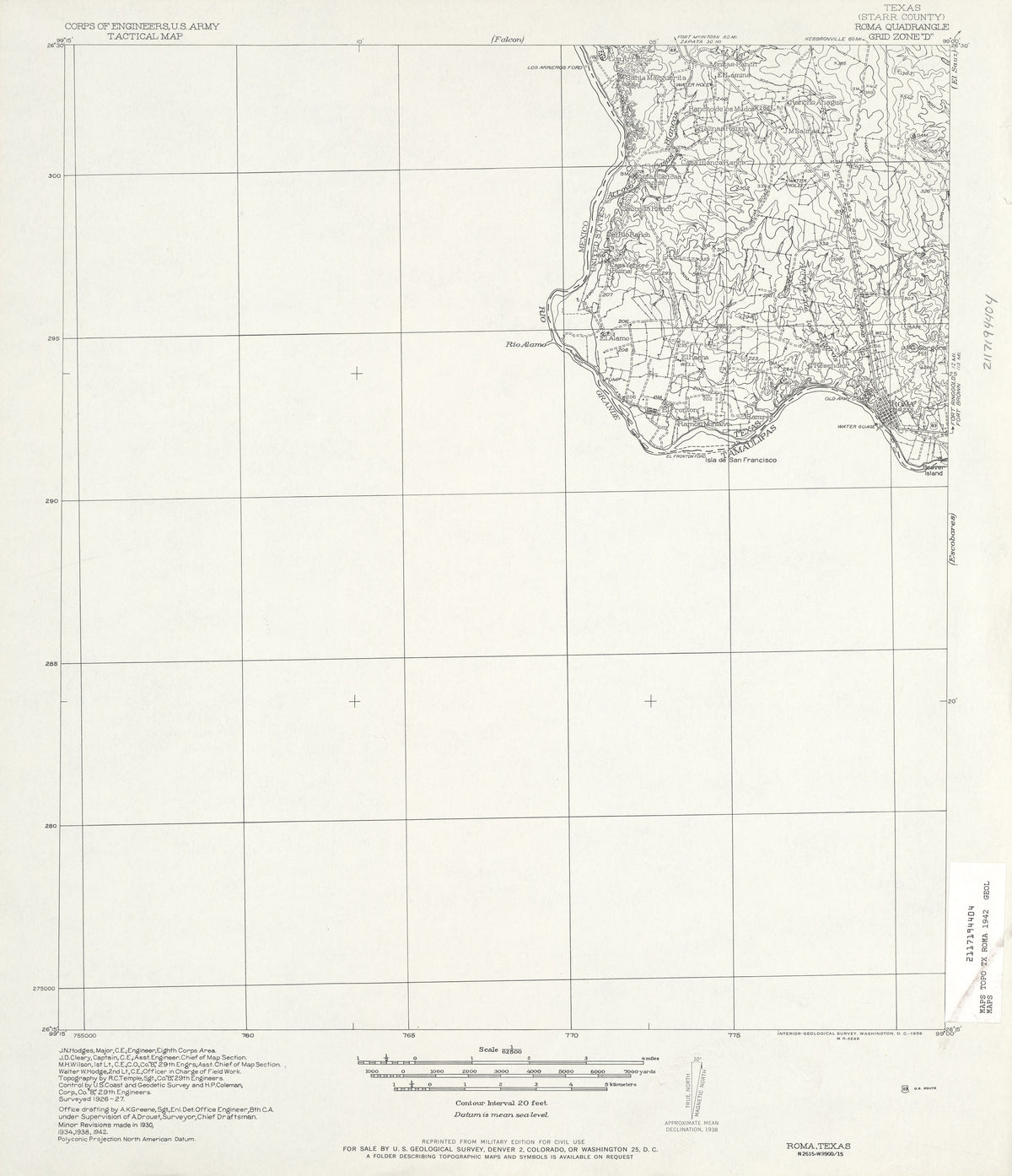 Roma 1942, US Army Corps of Engineers