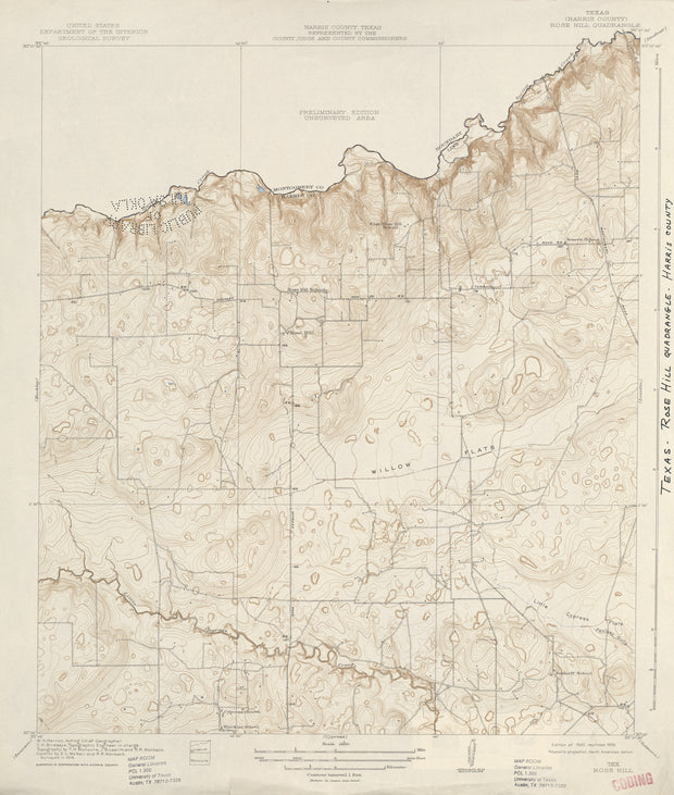 Rose Hill 1916, USGS