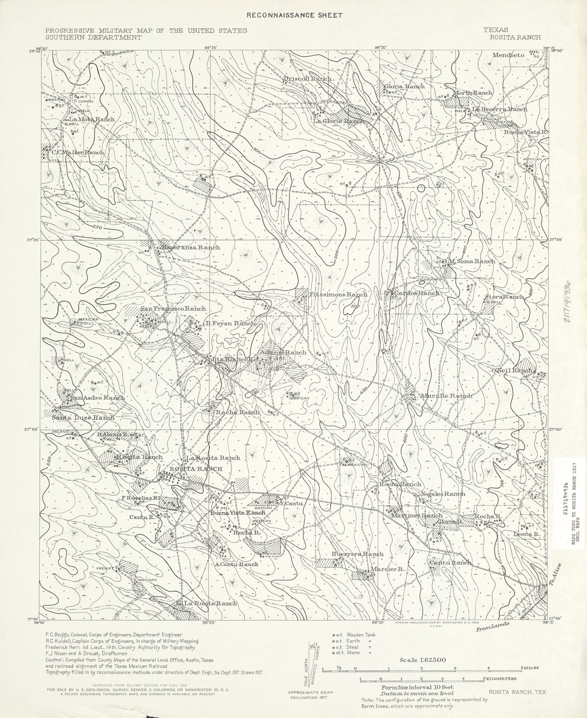 Rosita Ranch 1917, US Army Corps of Engineers