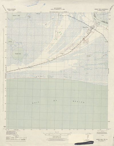 Sabine Pass 1943, US Army Corps of Engineers