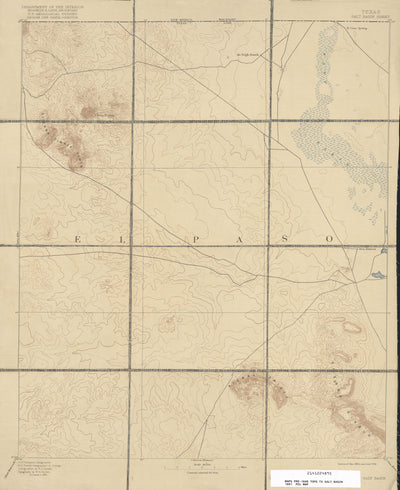 Salt Basin 1891, USGS