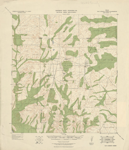 Webb County Texas historical topographic Map – Texas Map Store
