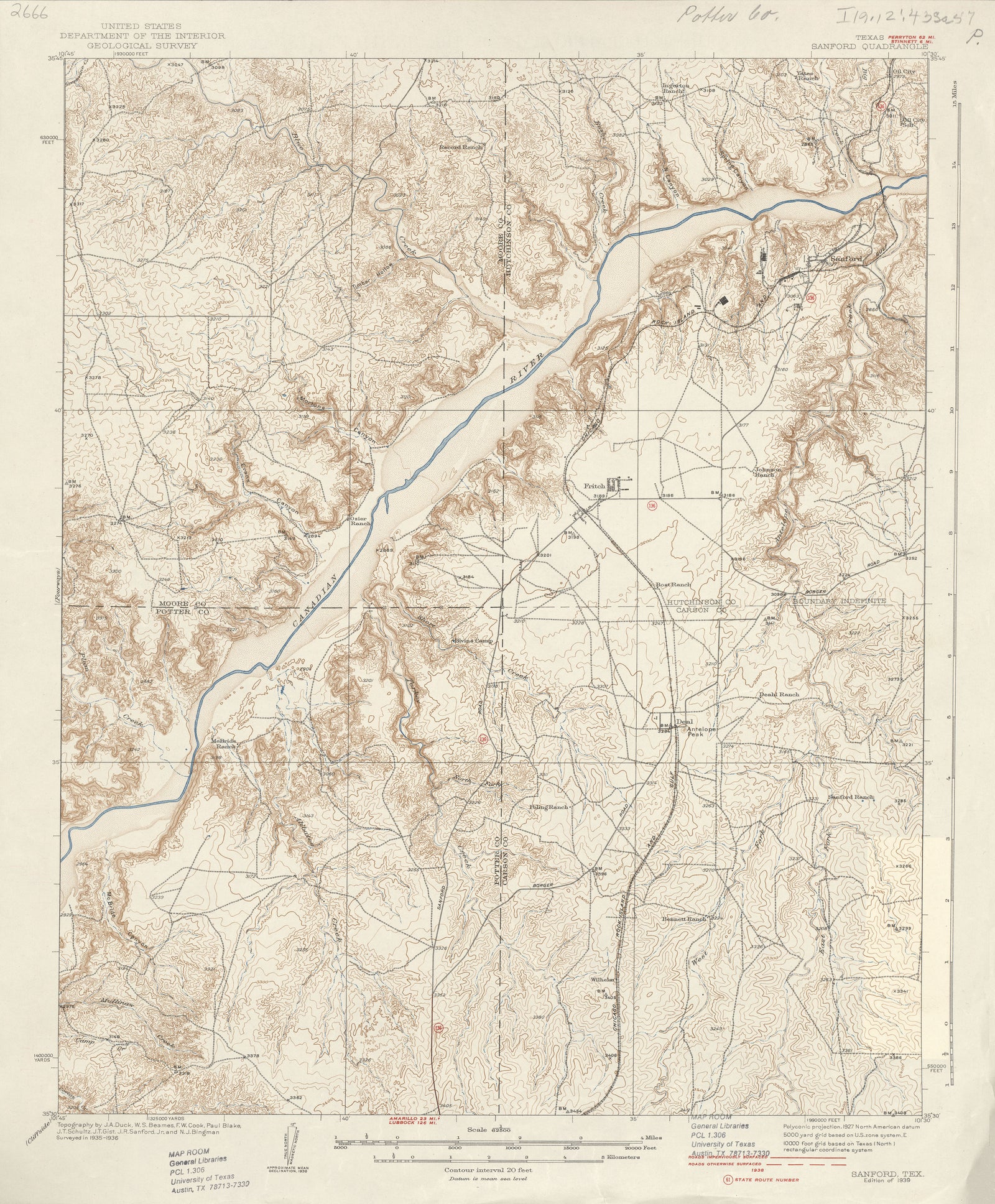 Sanford 1936, USGS