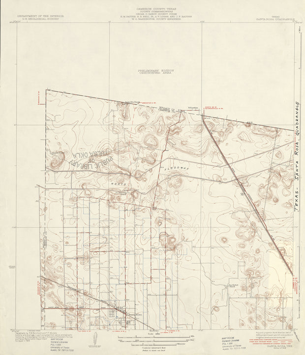 Santa Rosa 1929, USGS
