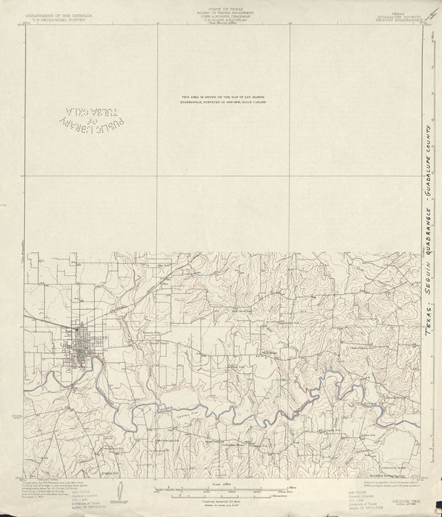 Seguin 1924, USGS