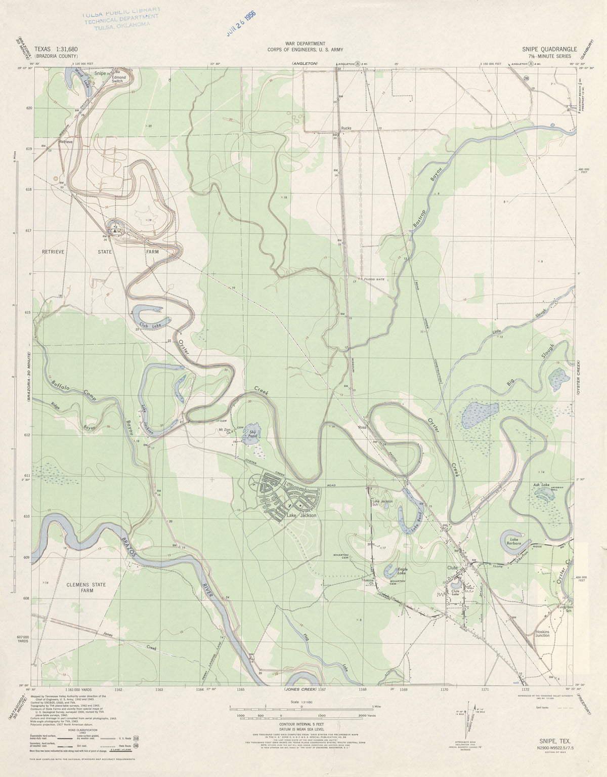 Snipe 1943, US Army Corps of Engineers
