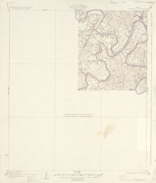 Spicewood 1930, USGS