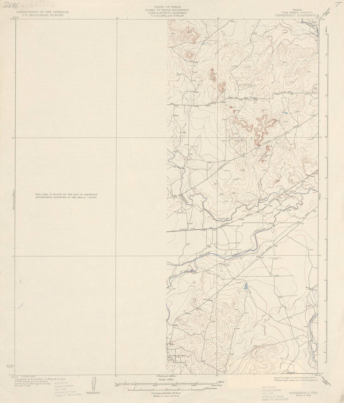 Tankersly 1924, USGS