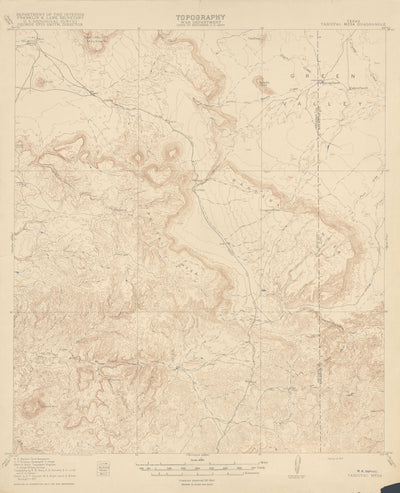 Tascotal Mesa 1917, USGS