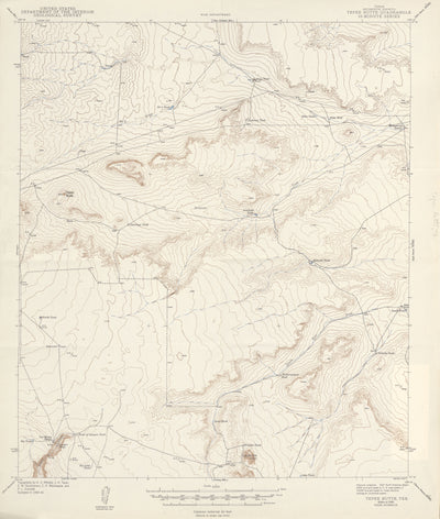 Tepee Butte 1941, USGS