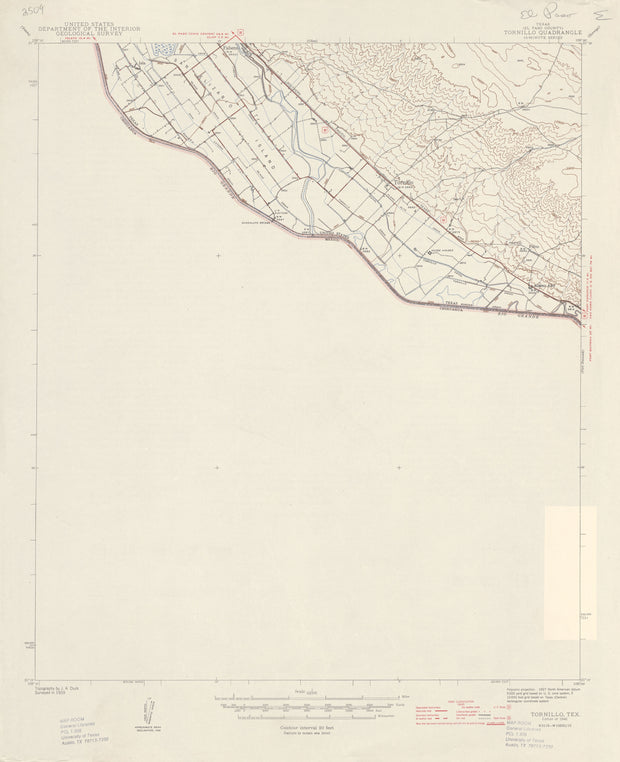 Tornillo 1939, USGS
