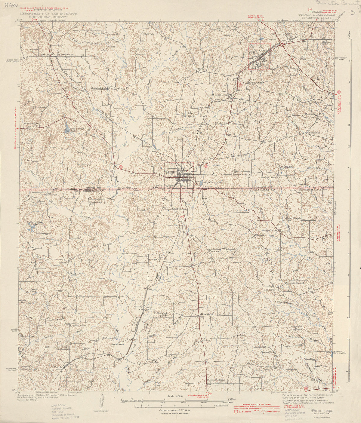 Troup 1937, USGS