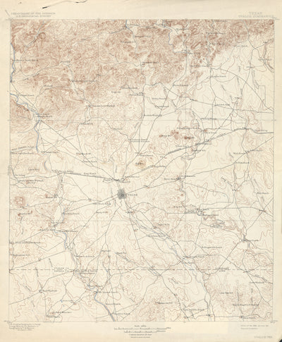 Uvalde 1896, USGS