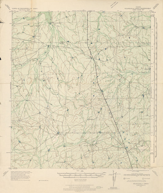 Webb County Texas historical topographic Map – Texas Map Store