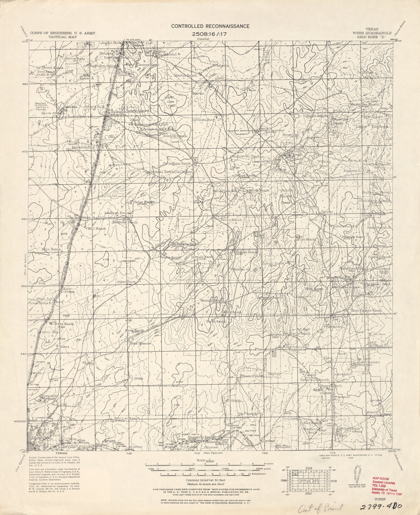 Webb 1916, US Army Corps of Engineers