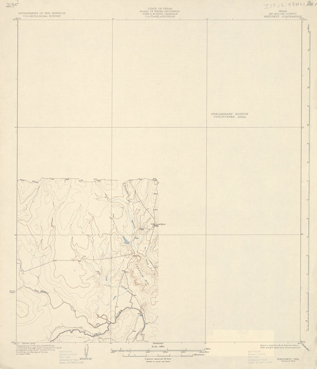 Whitsett 1925, USGS