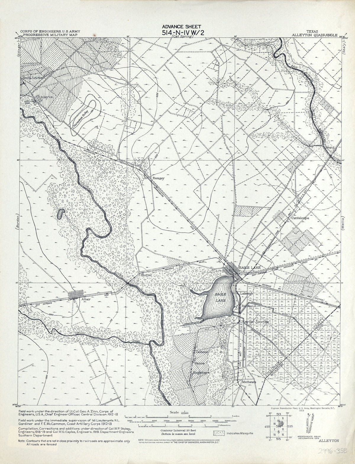 Alleyton 1919, US Army Corps of Engineers
