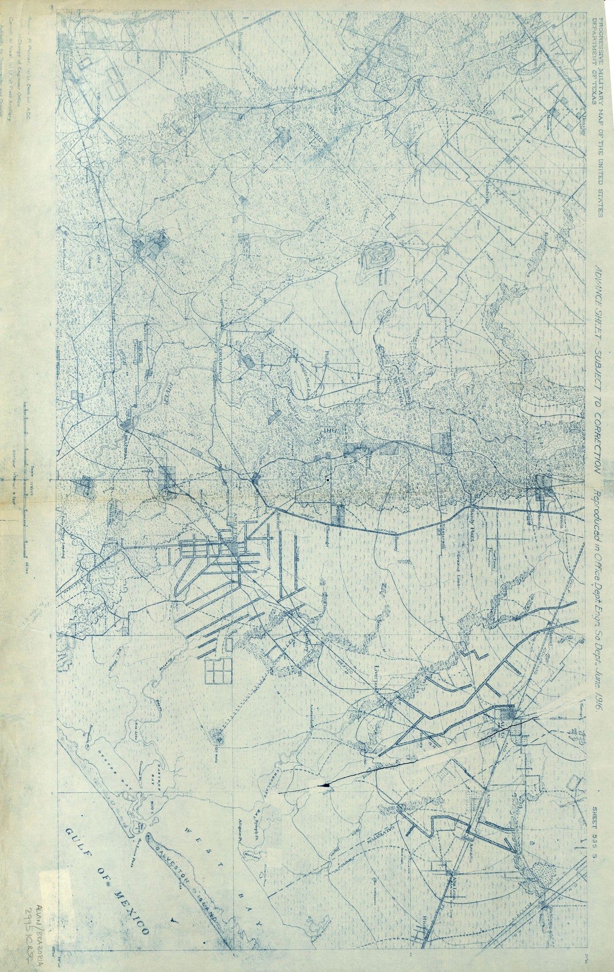 Alvin Brazoria 1916, US Army Corps of Engineers