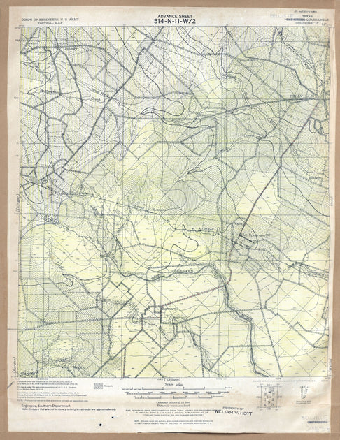 Austin County Texas historical topographic Map – Texas Map Store