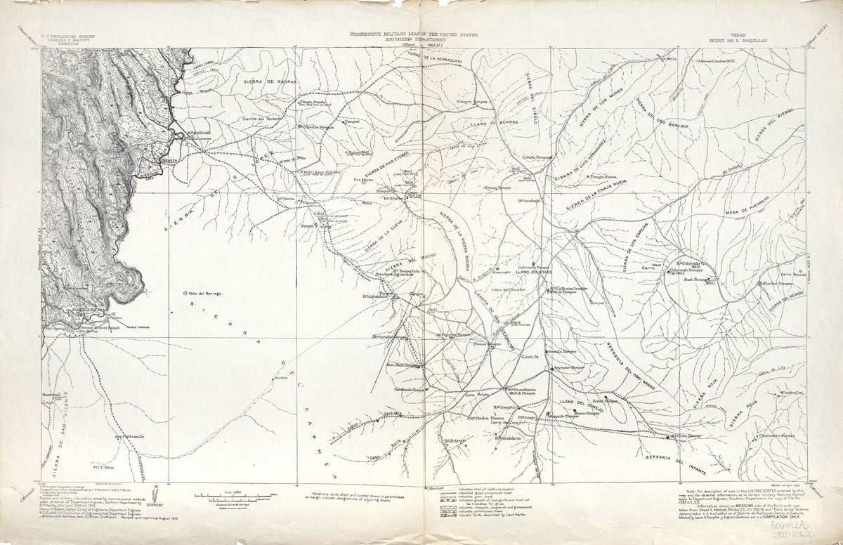 Boquillas 1916, US Army Corps of Engineers