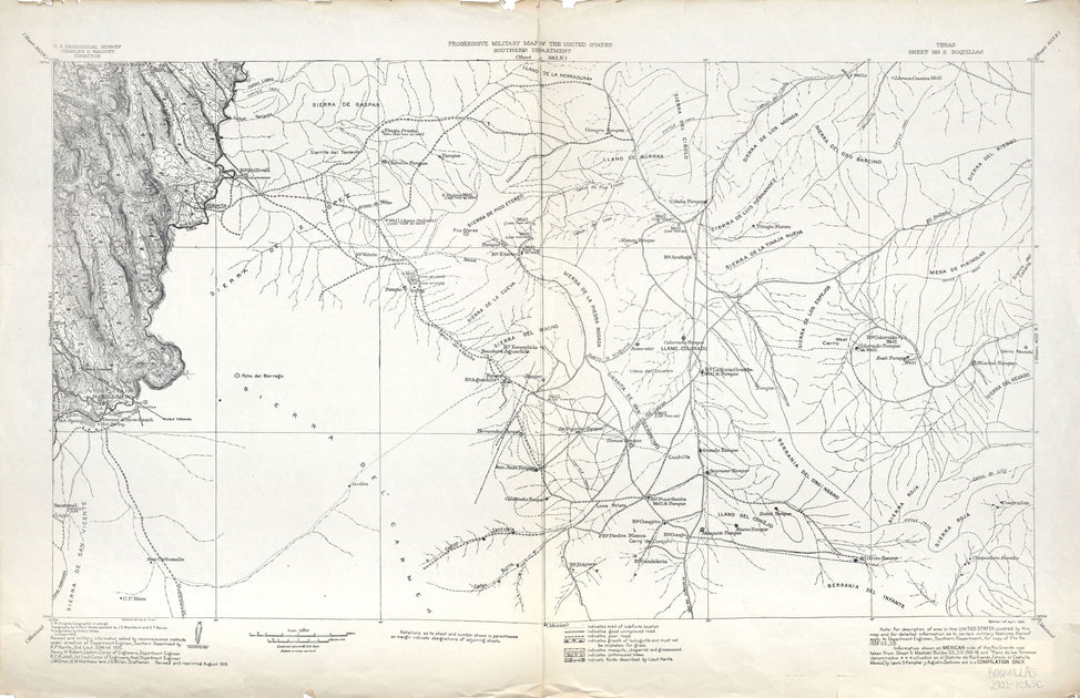 Brewster County Texas historical topographic Map – Texas Map Store