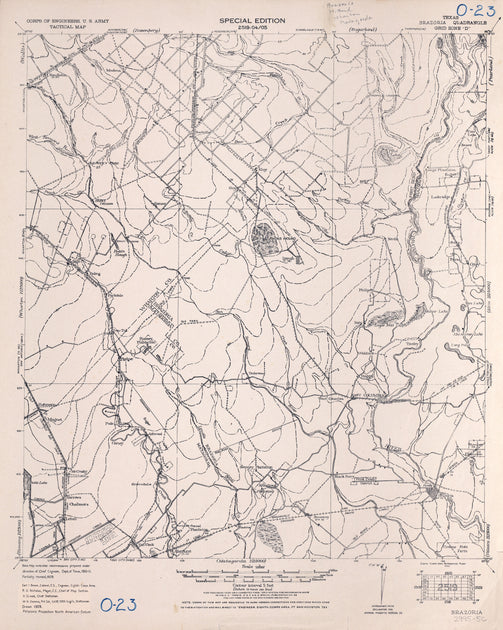 Brazoria County Texas historical topographic Map – Texas Map Store