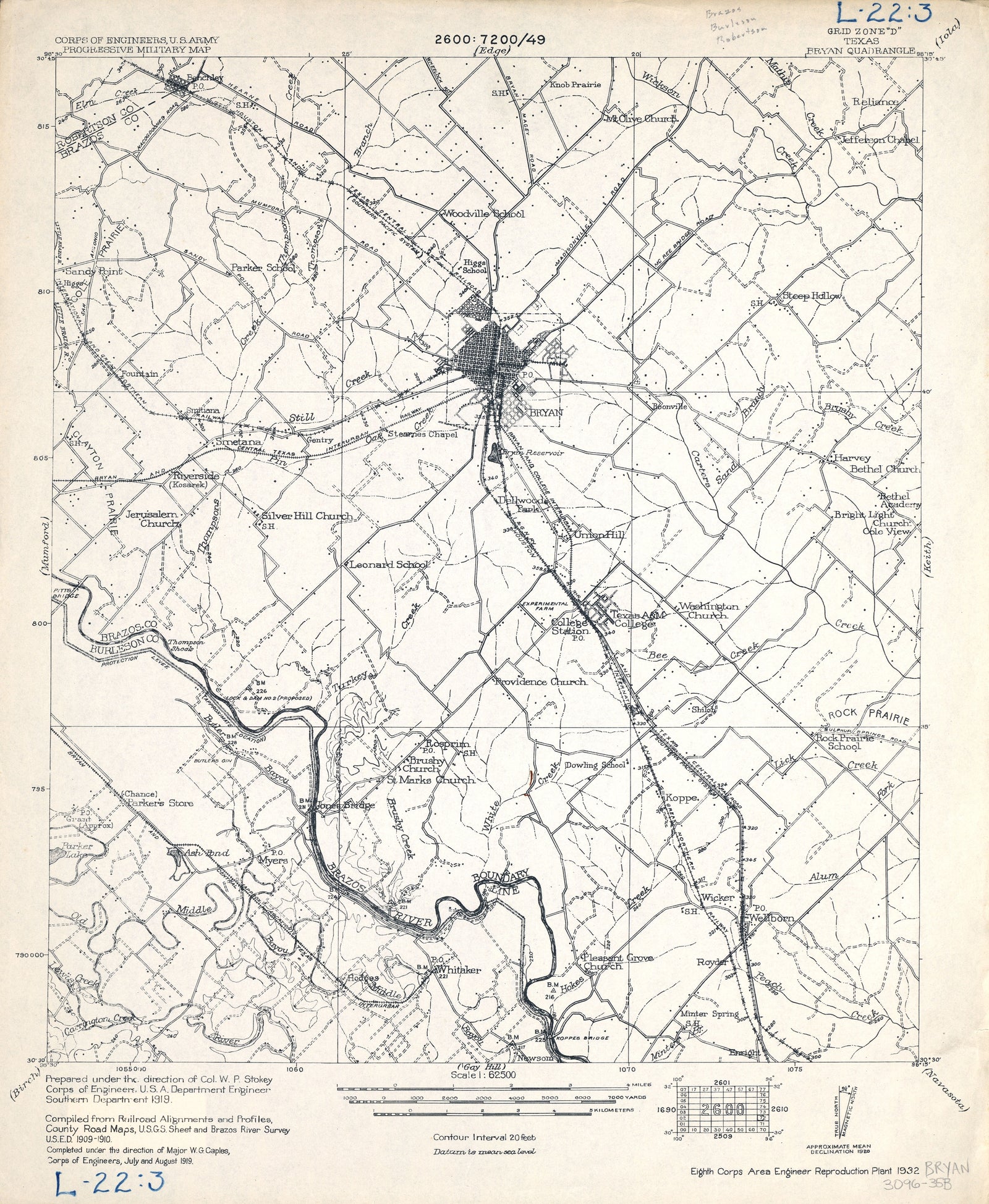 Bryan 1919, US Army Corps of Engineers