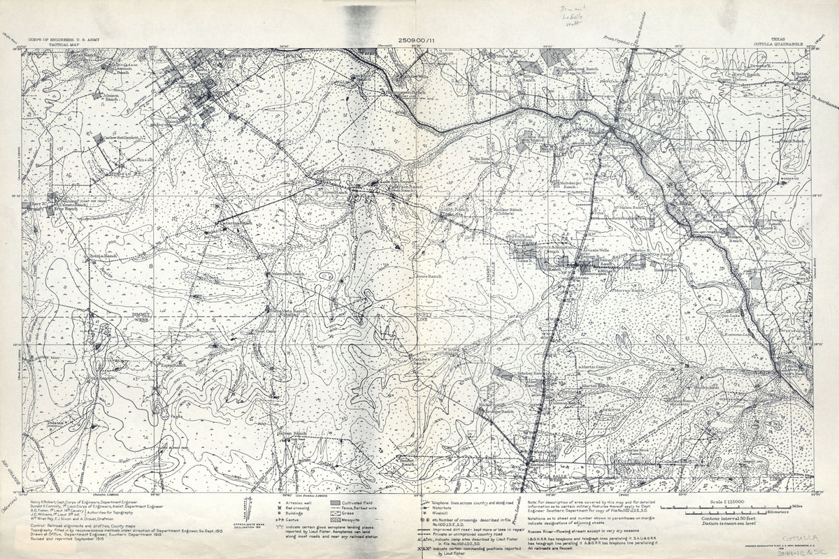 Cotulla 1916, US Army Corps of Engineers