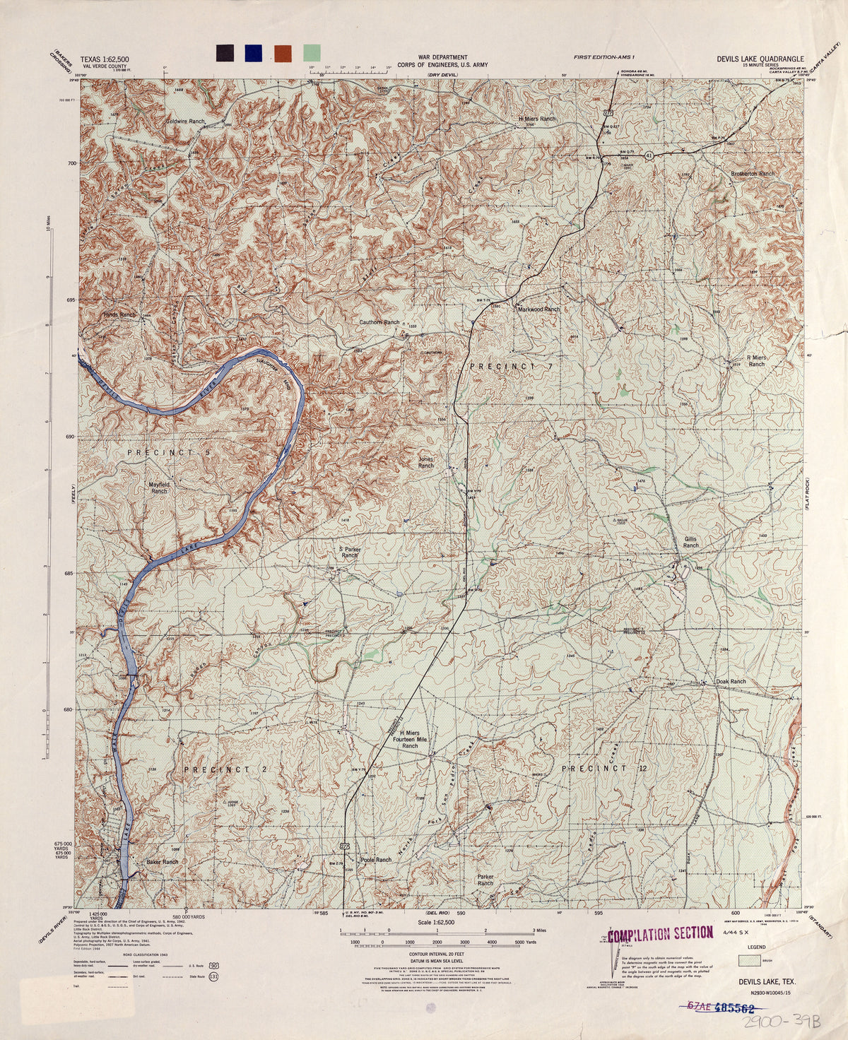 Devils Lake 1943, US Army Corps of Engineers
