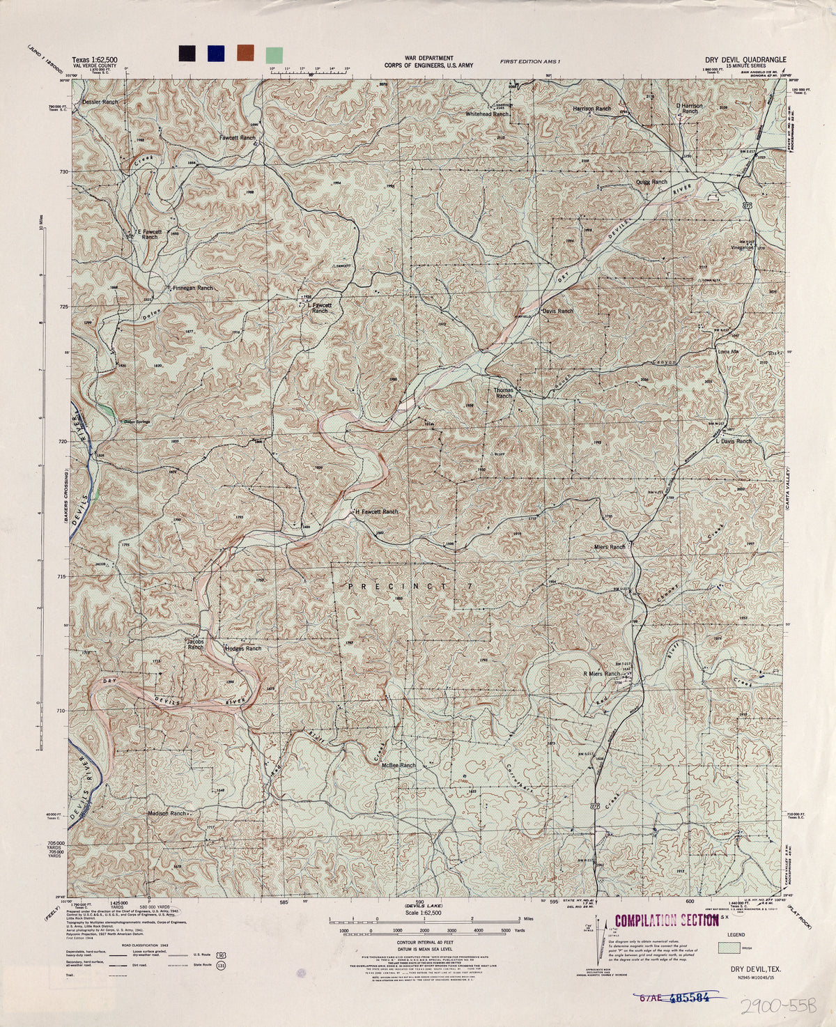 Dry Devil 1943, US Army Corps of Engineers