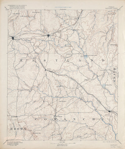 Eastland 1888, USGS