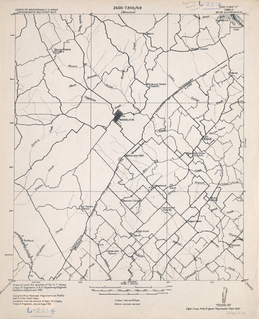 Robertson County Texas historical topographic Map – Texas Map Store