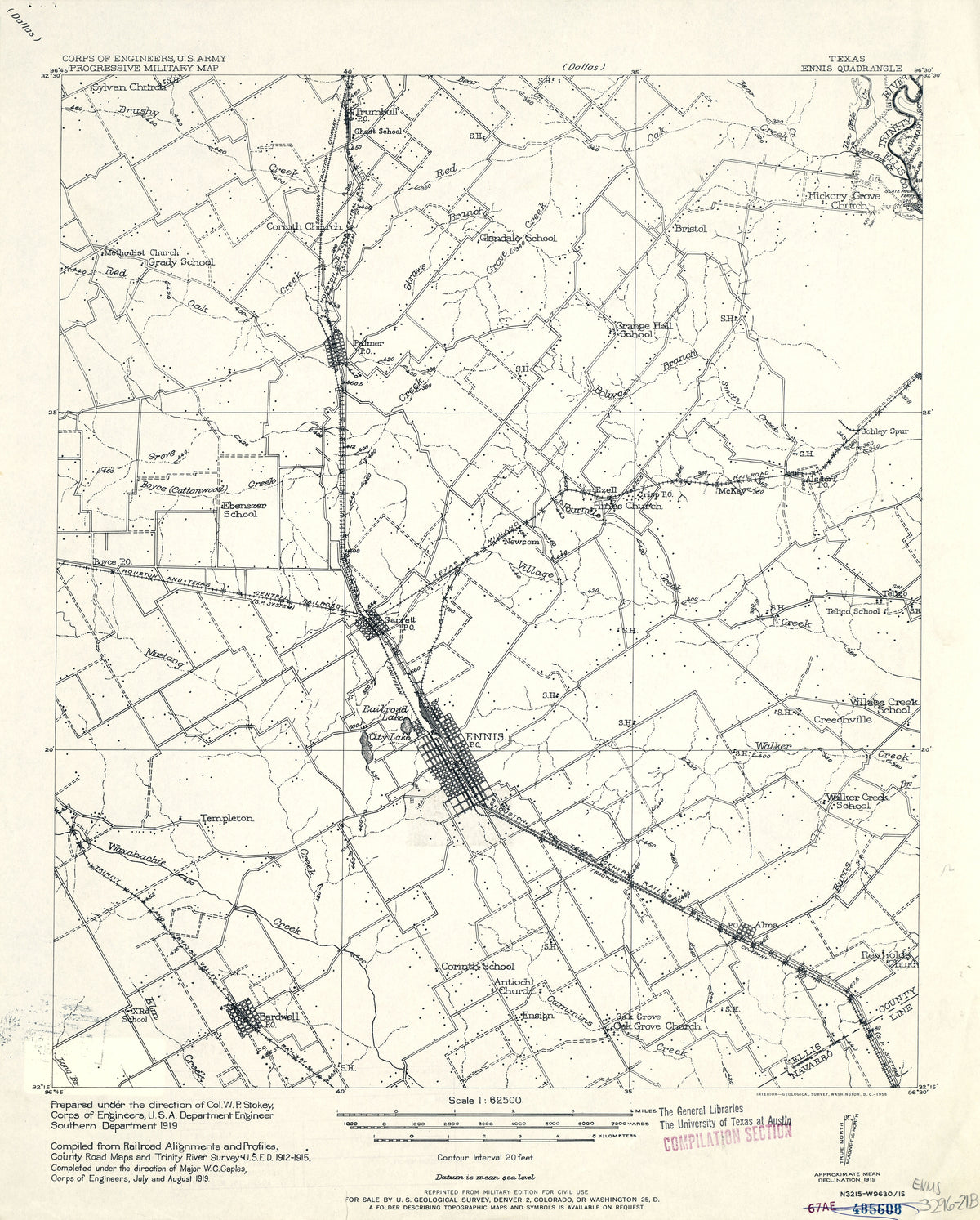 Ennis 1919, US Army Corps of Engineers