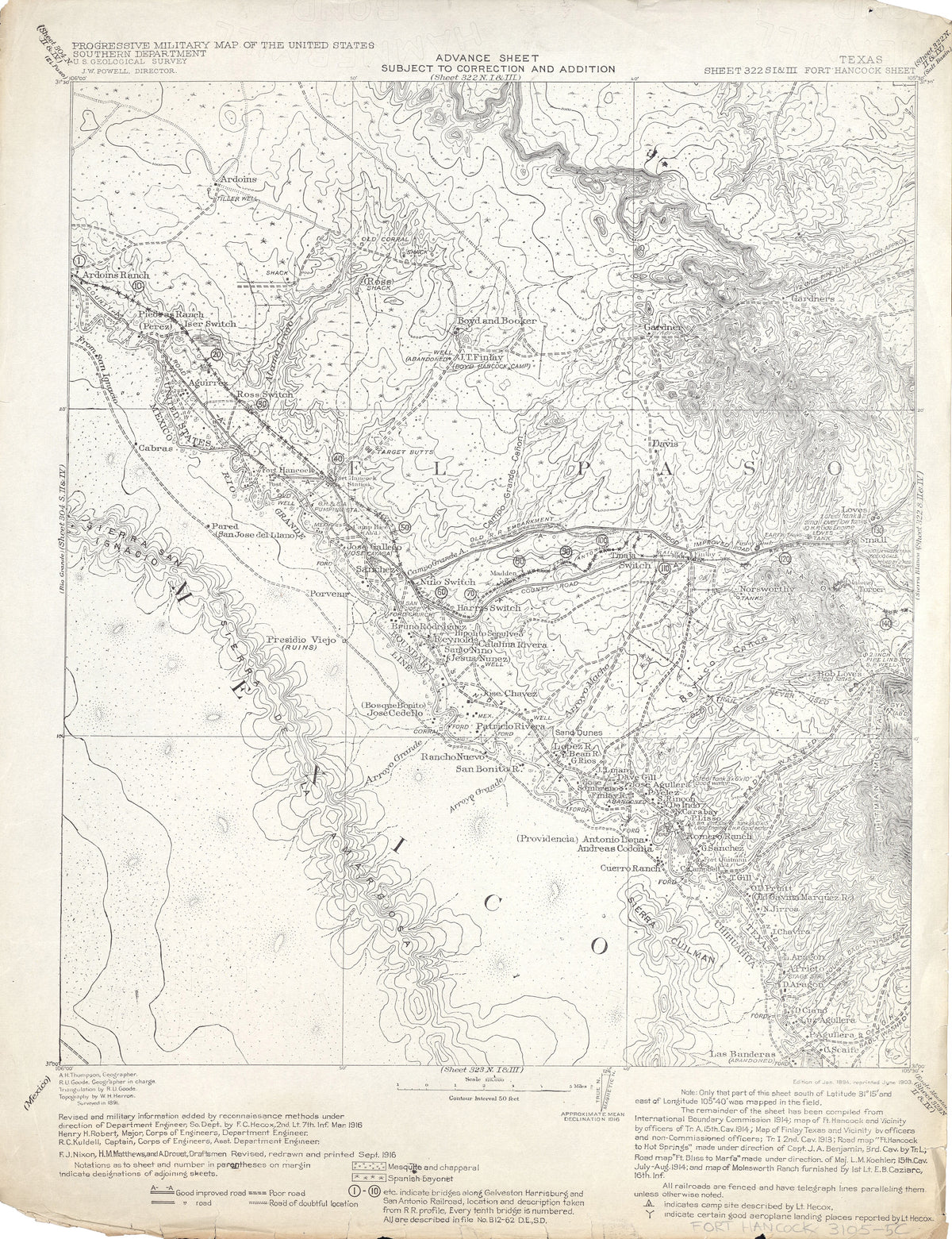Fort Hancock 1916, US Army Corps of Engineers