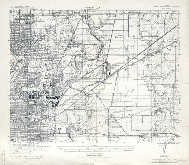 Fort Sam Houston 1943, US Army Corps of Engineers